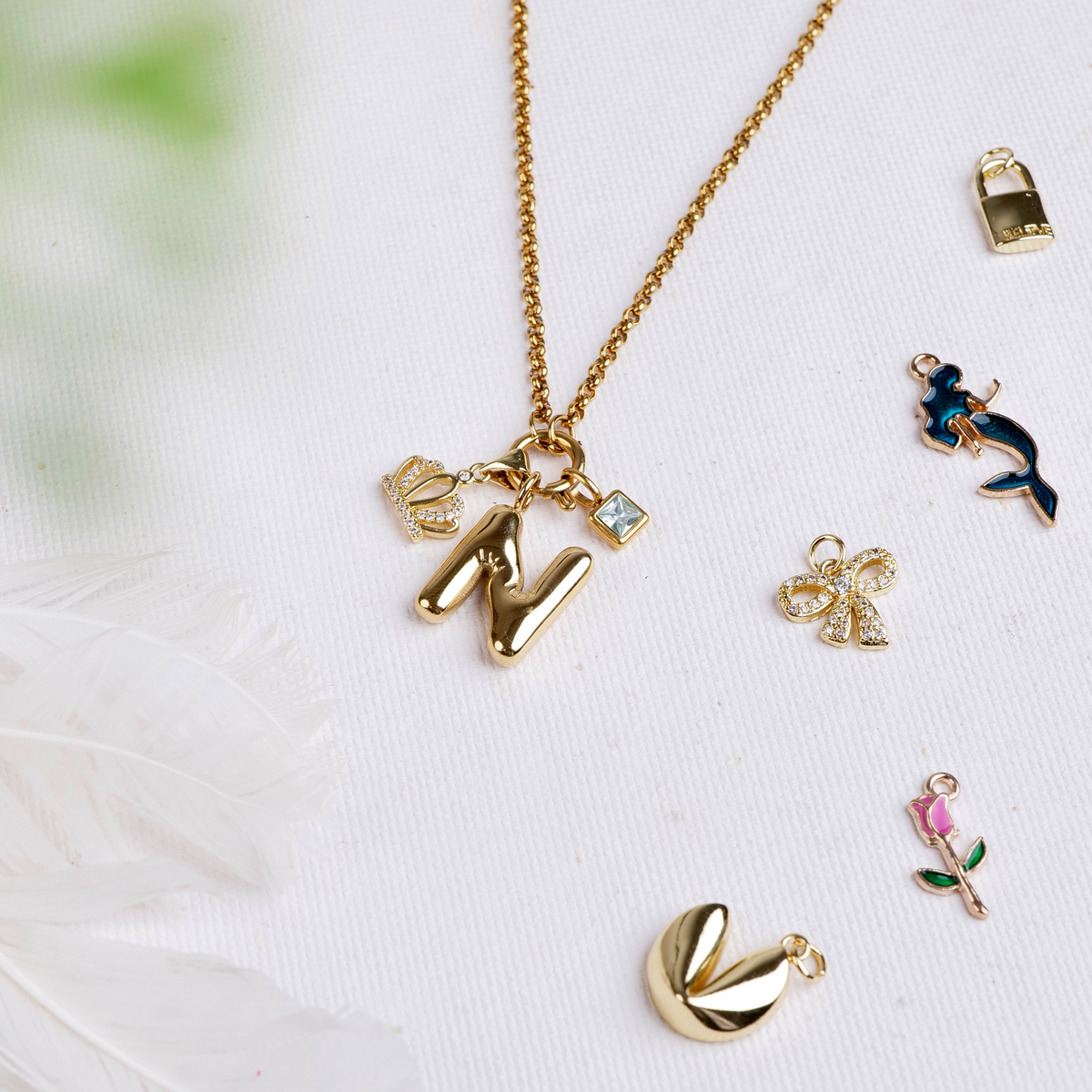 Personalized Cluster Necklace