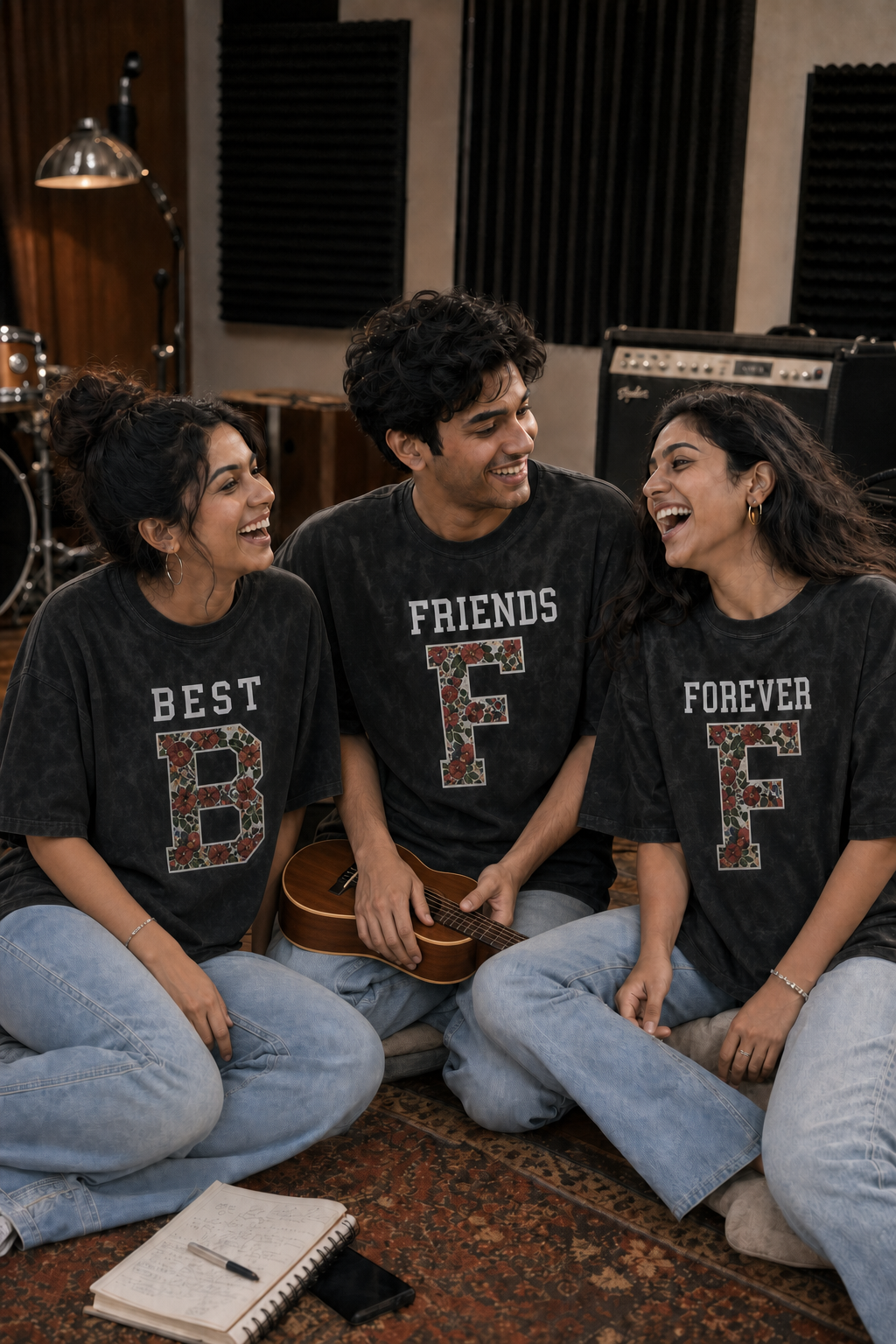 BEST FRIENDS FOREVER (BFF) PERSONALISED UNISEX T-SHIRTS - MATCHING SET