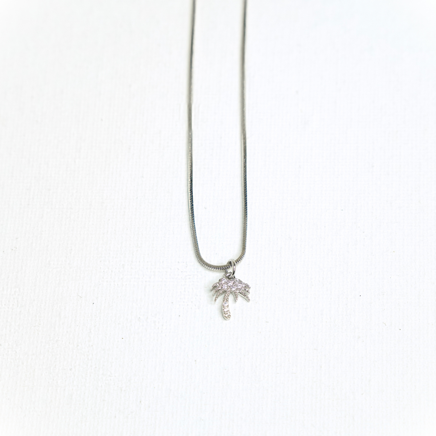 Crystal Palm Tree Necklace