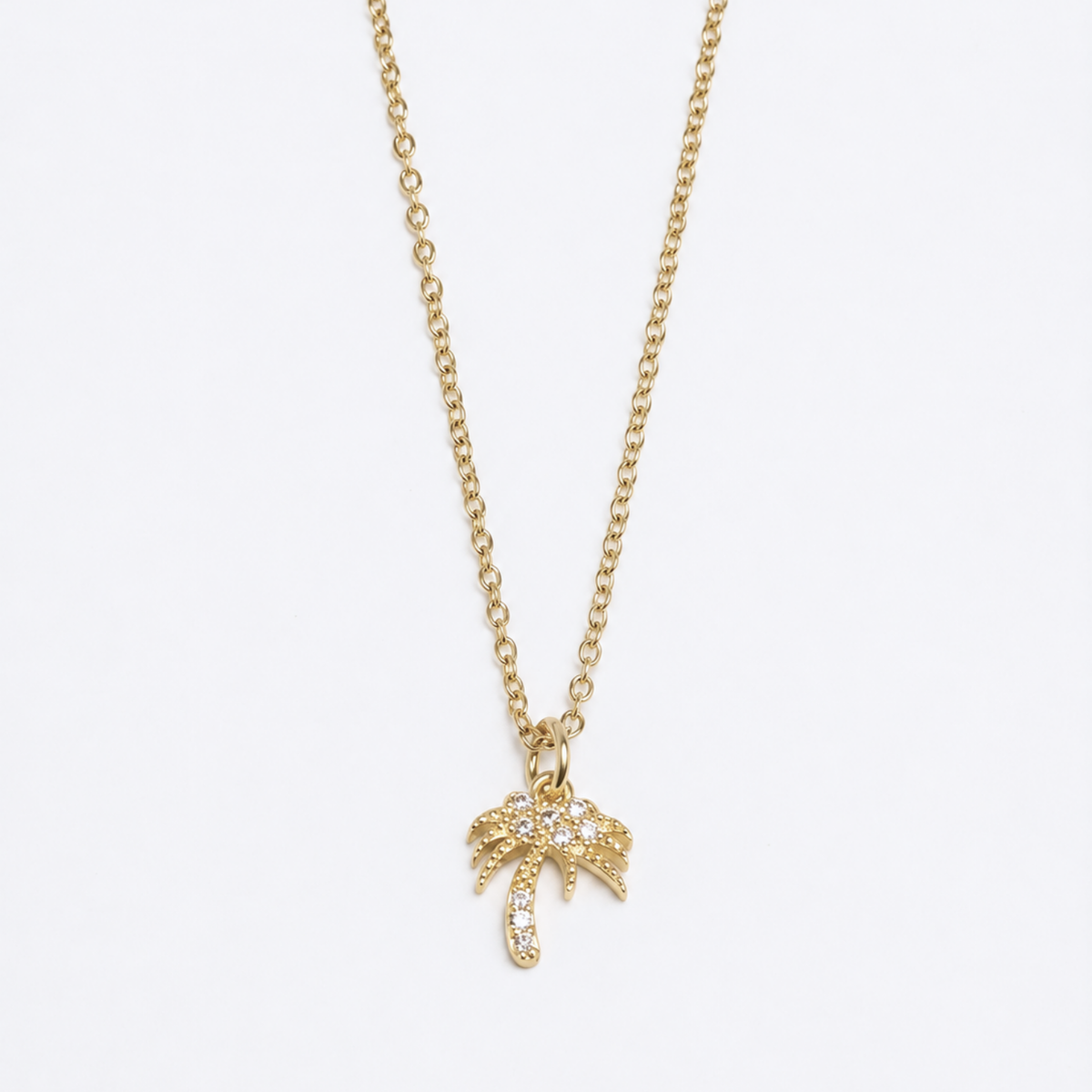Crystal Palm Tree Necklace – photo 4