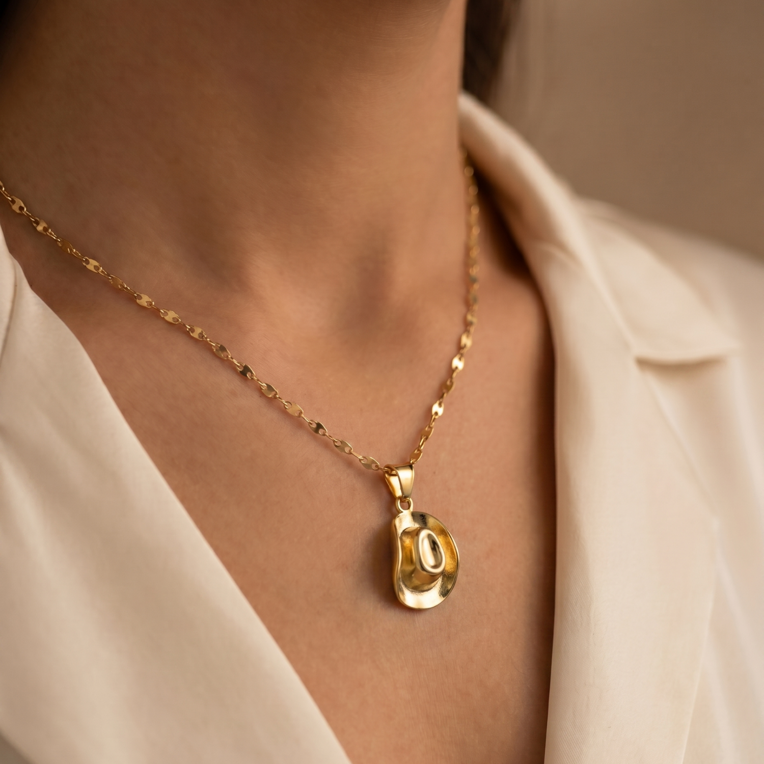 Cowboy Hat Necklace