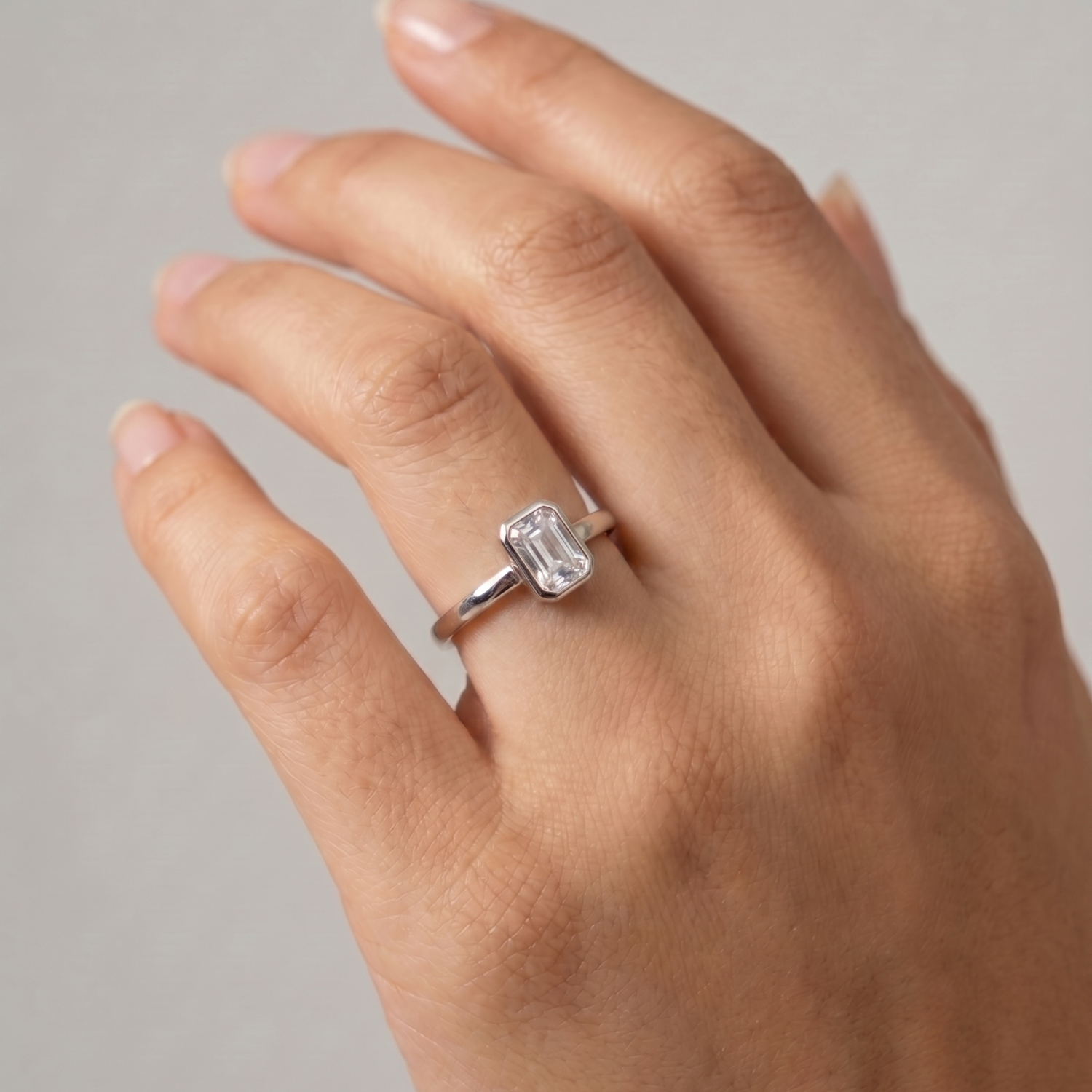 Emeral Cut Ring