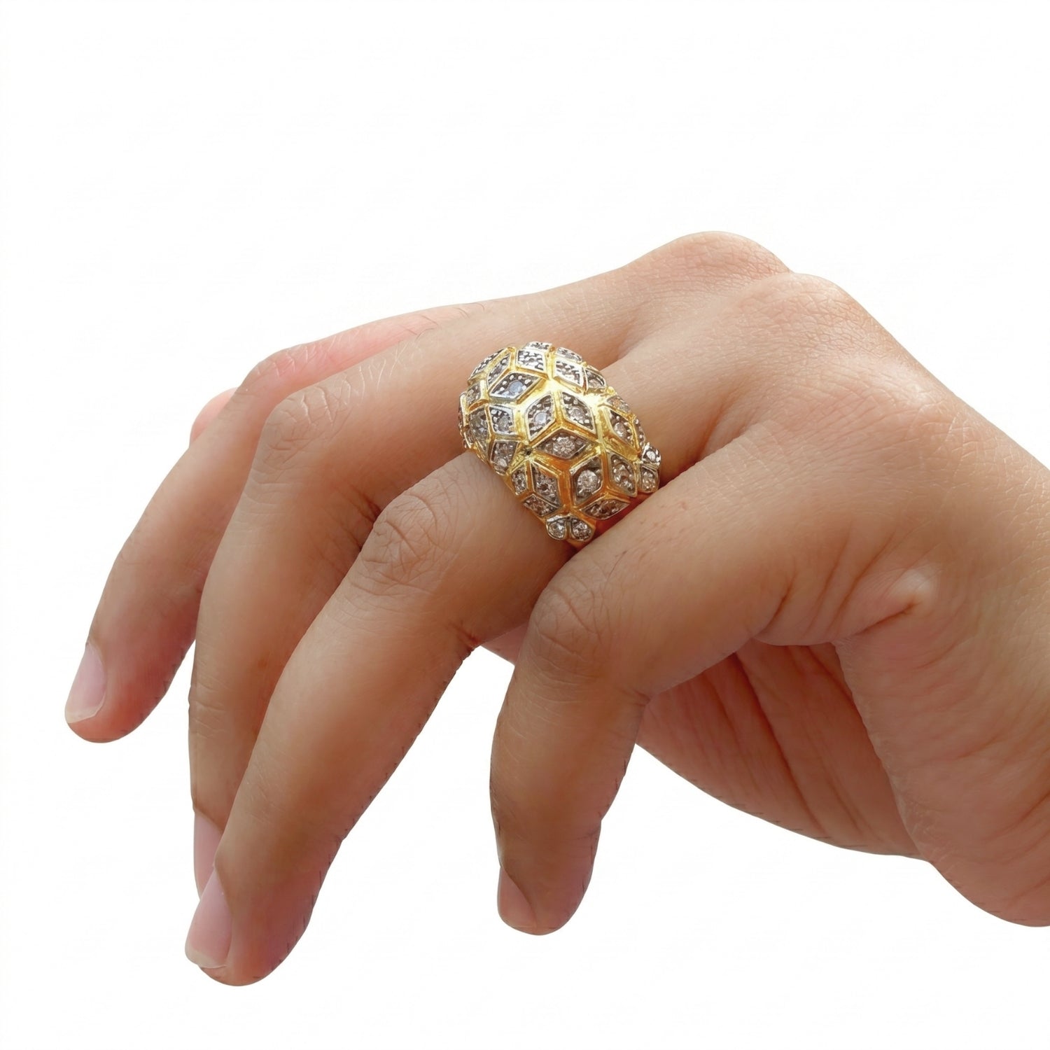 Starlit Mosaic Ring