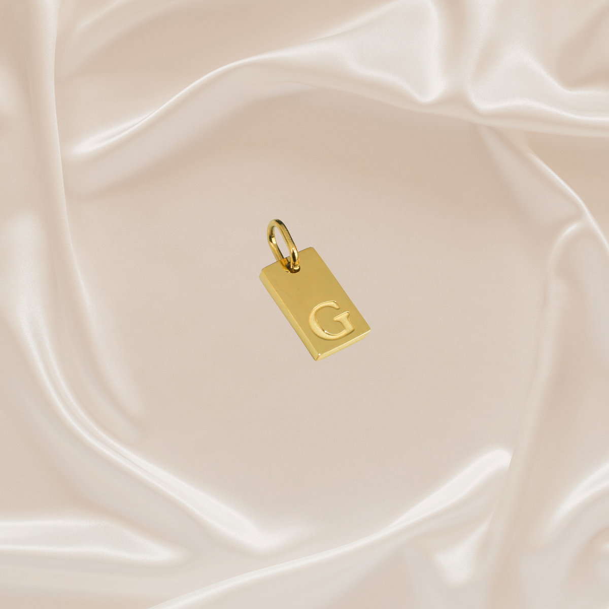 Dainty Alphabet Charm Gold - G