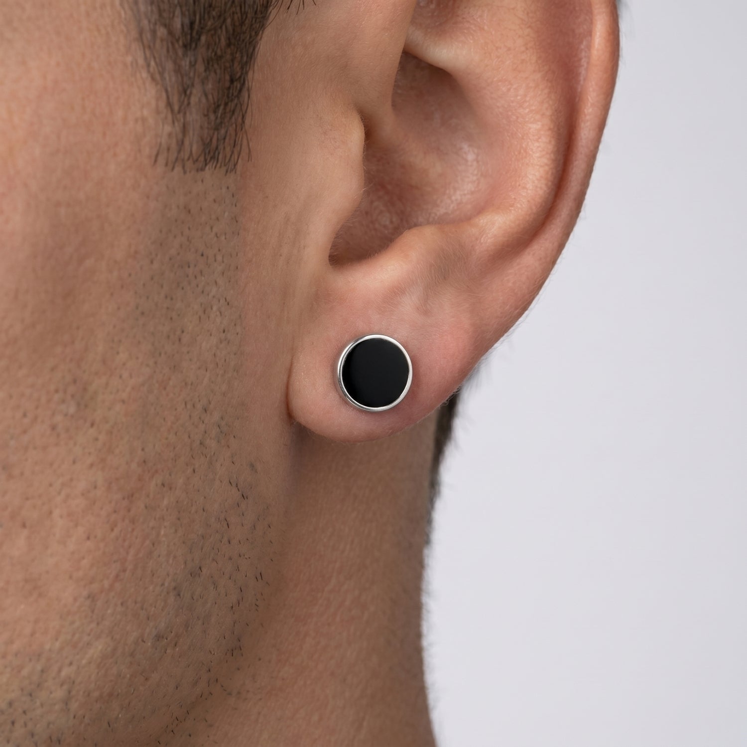 The Onyx Studs ( Pair )