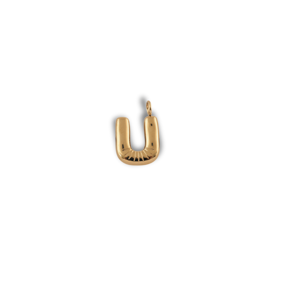 Alphabet Charm - U