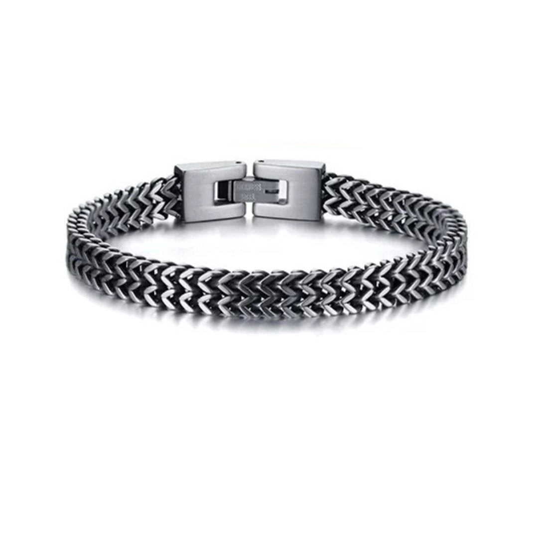 Charcoal Metal Bracelet for Men – photo 2