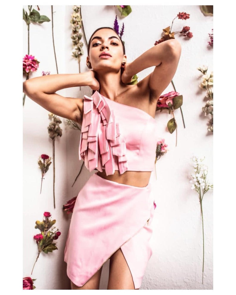 Pink cutout strips set – photo 3