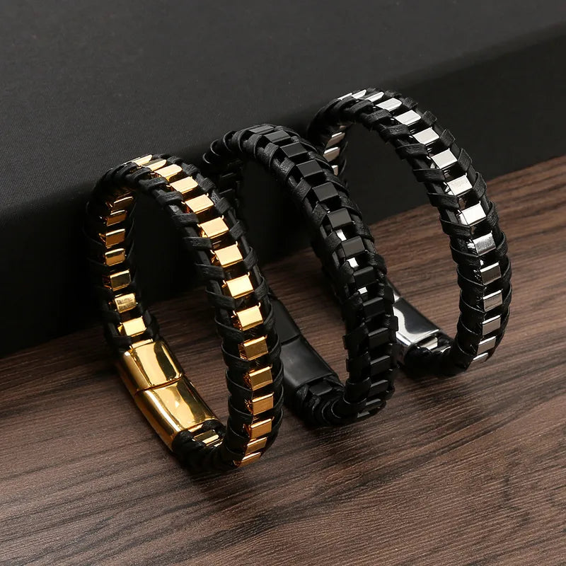 Silver Biker Bracelet for Men