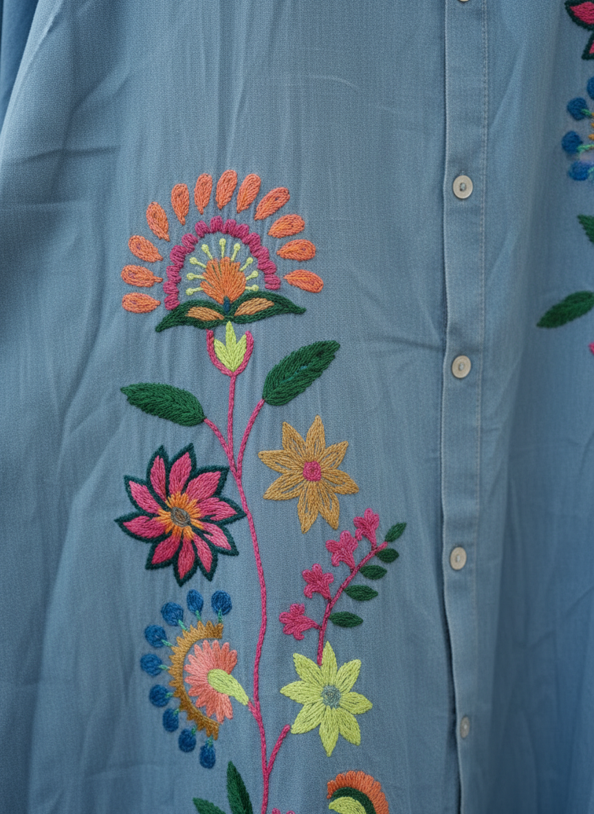 Artisan Meadow Duster Dress