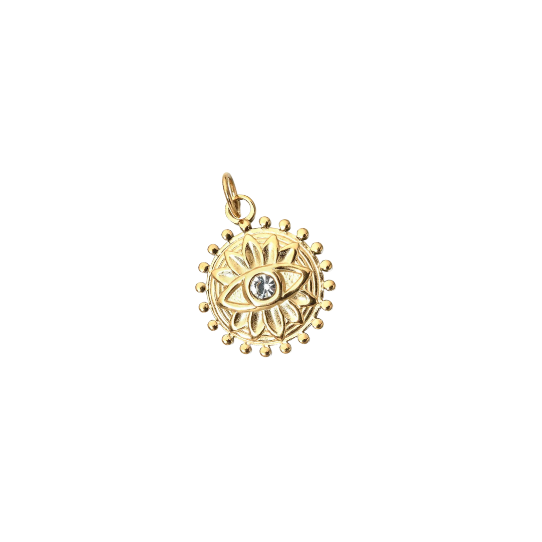 The Evil Eye Charm - Crystal Glow