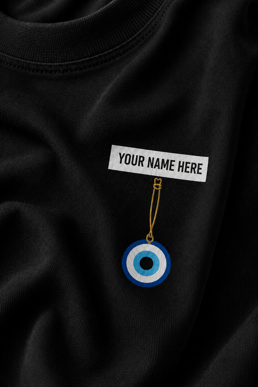 Personalised Nazar Charm Oversized T-Shirt