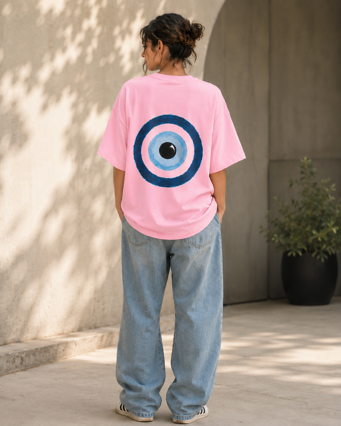 Personalised Nazar Charm Oversized T-Shirt