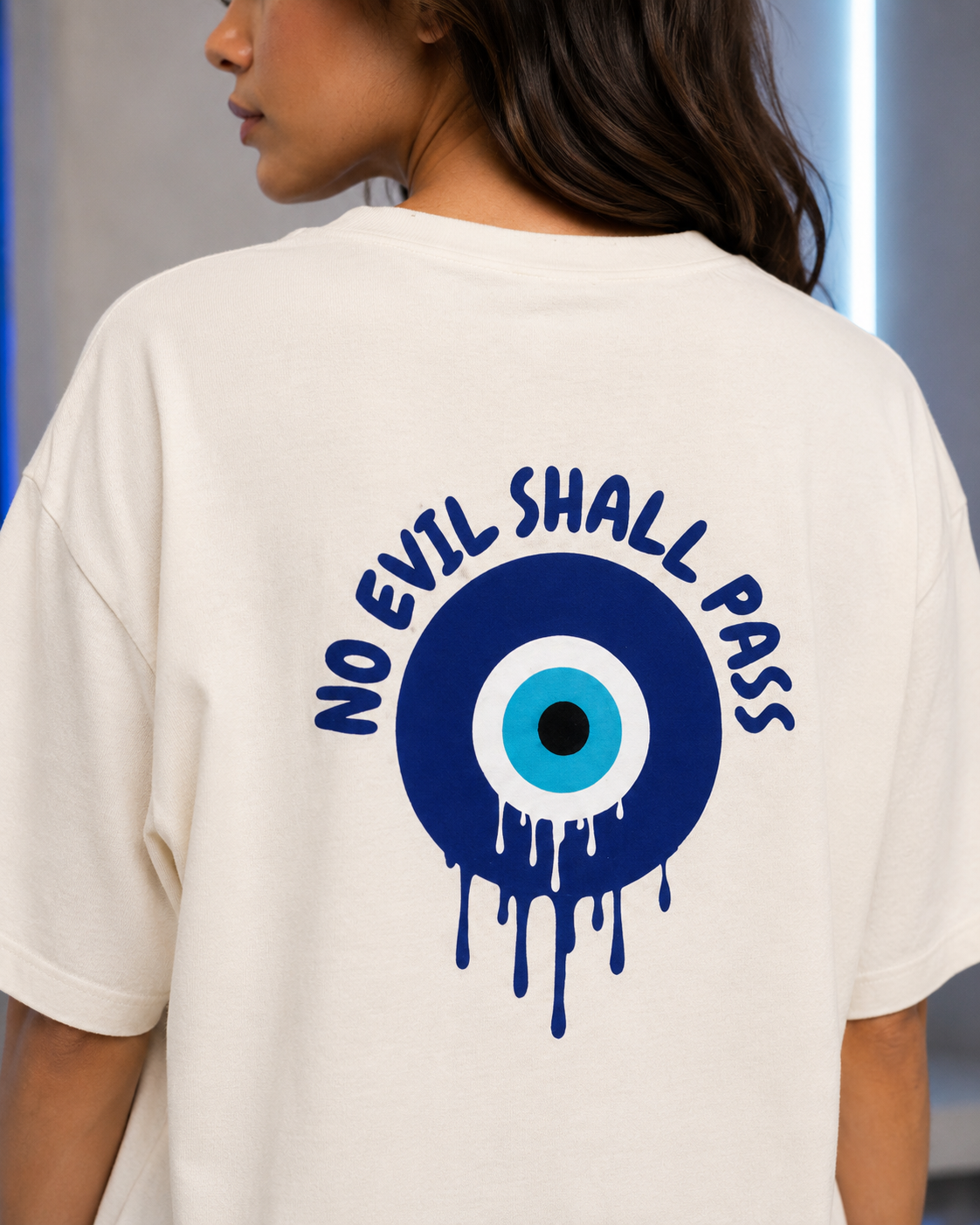 No Evil Shall Pass Oversized T-Shirt