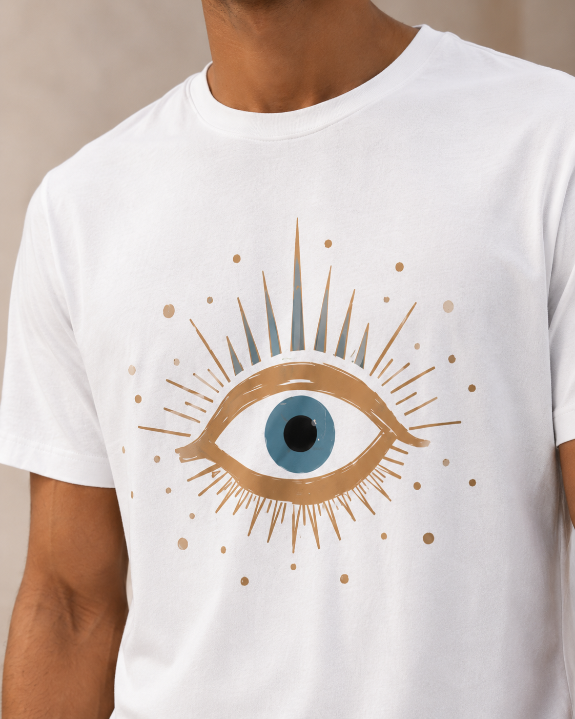 Golden Evil Eye Regular T-Shirt