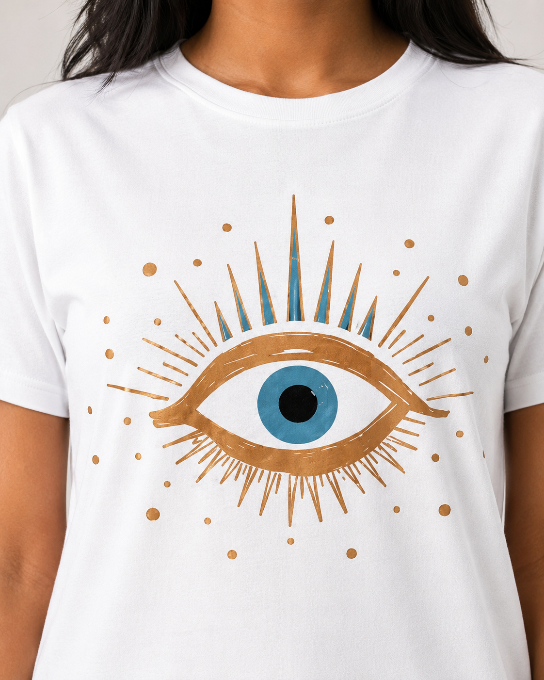 Golden Evil Eye Regular T-Shirt