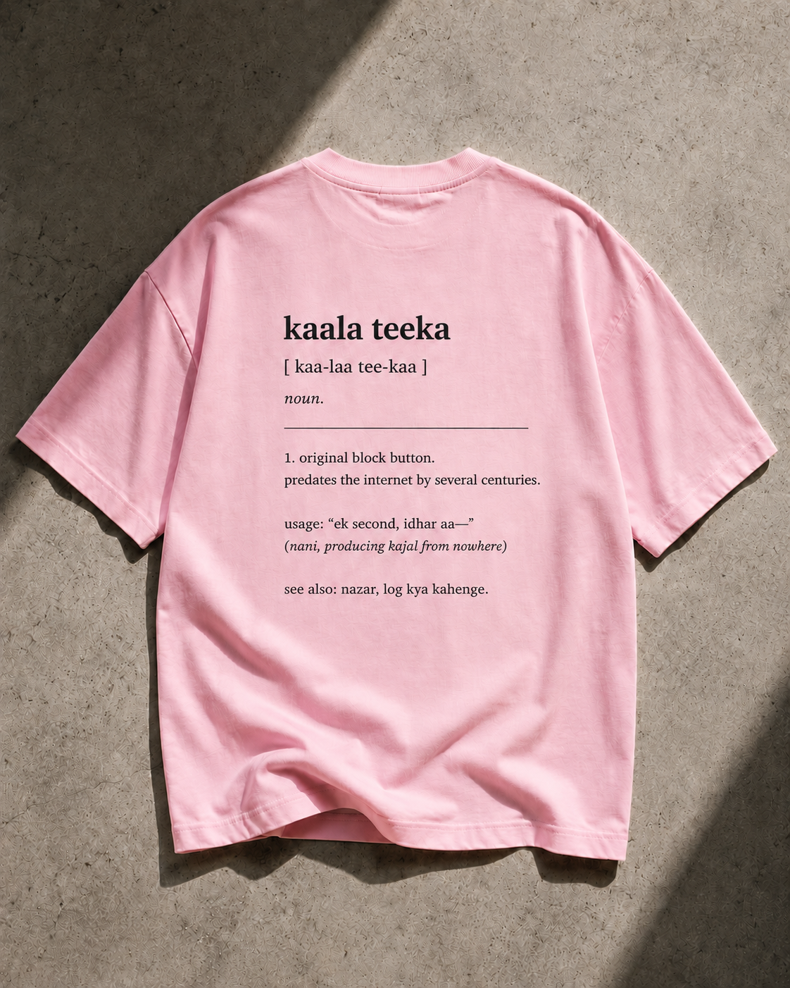Kaala Teeka Unisex Oversized Tee