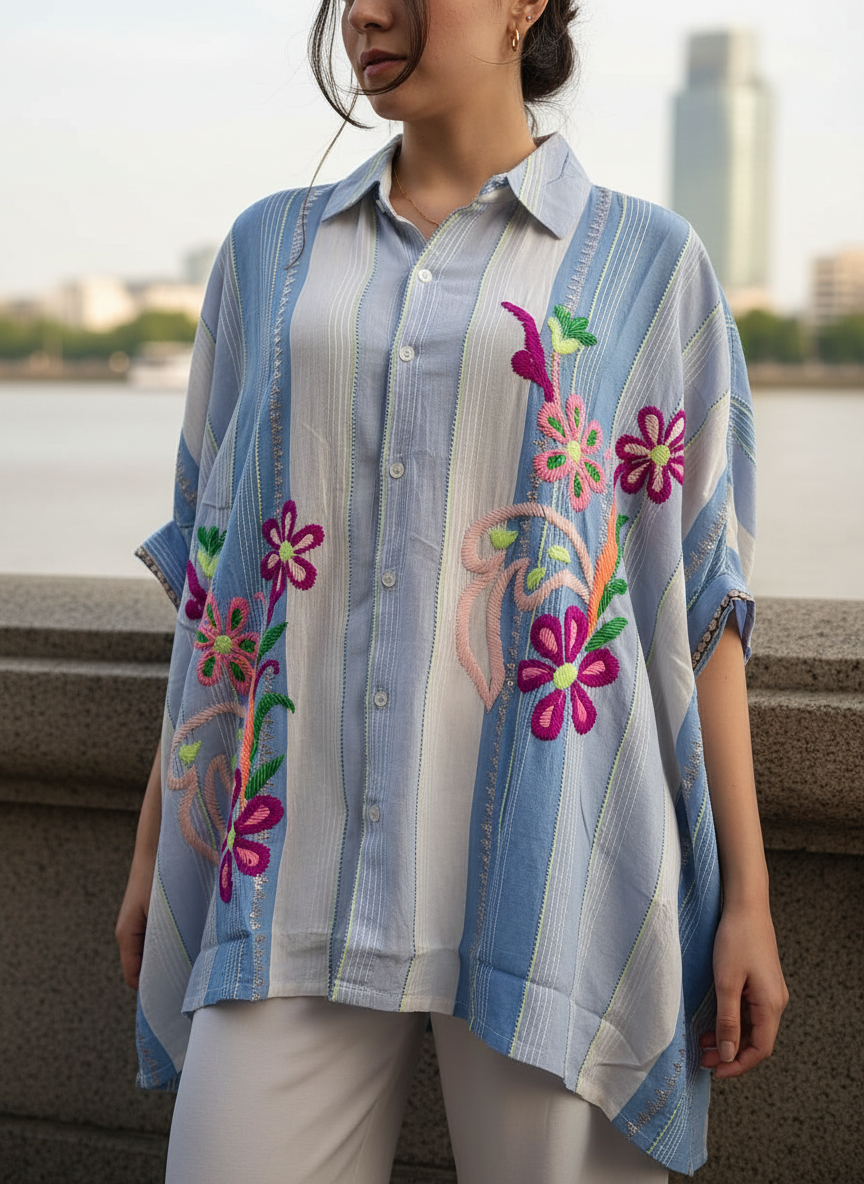 Loom & Bloom Woven Floral Shirt