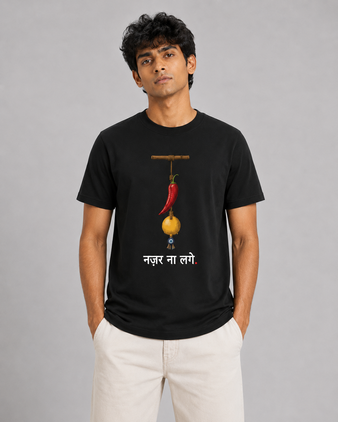 Nimbu Mirchi Buri Nazar Wale Unisex Tee ππΆοΈ