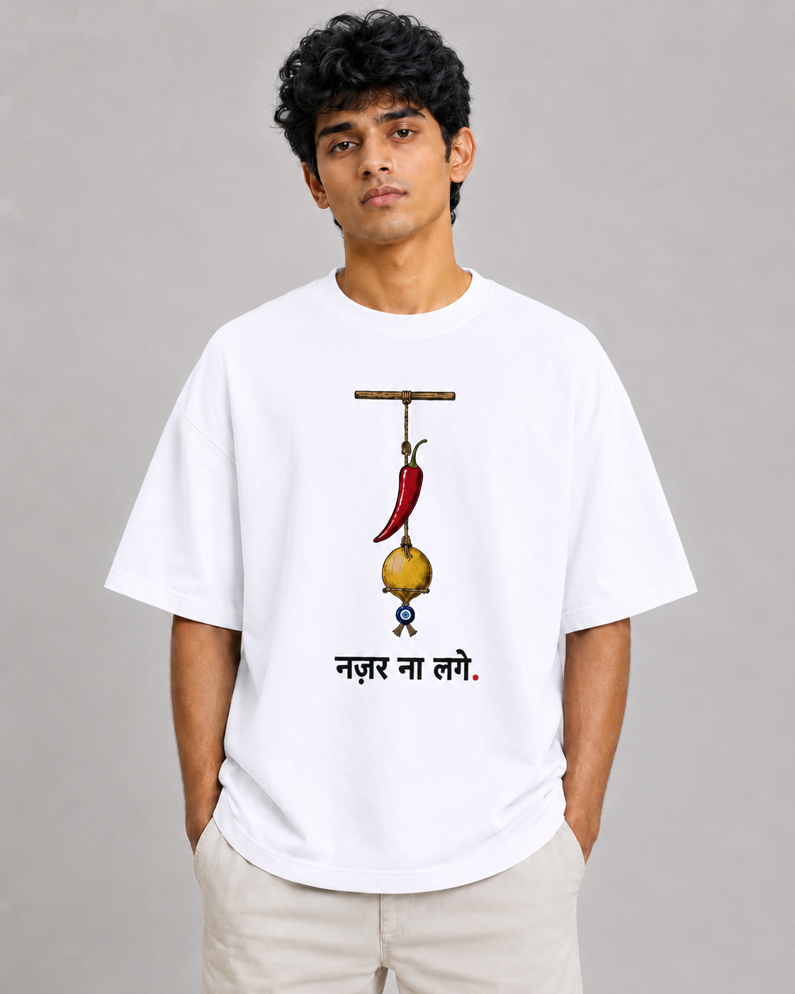 Nimbu Mirchi Buri Nazar Wale Unisex Tee ππΆοΈ