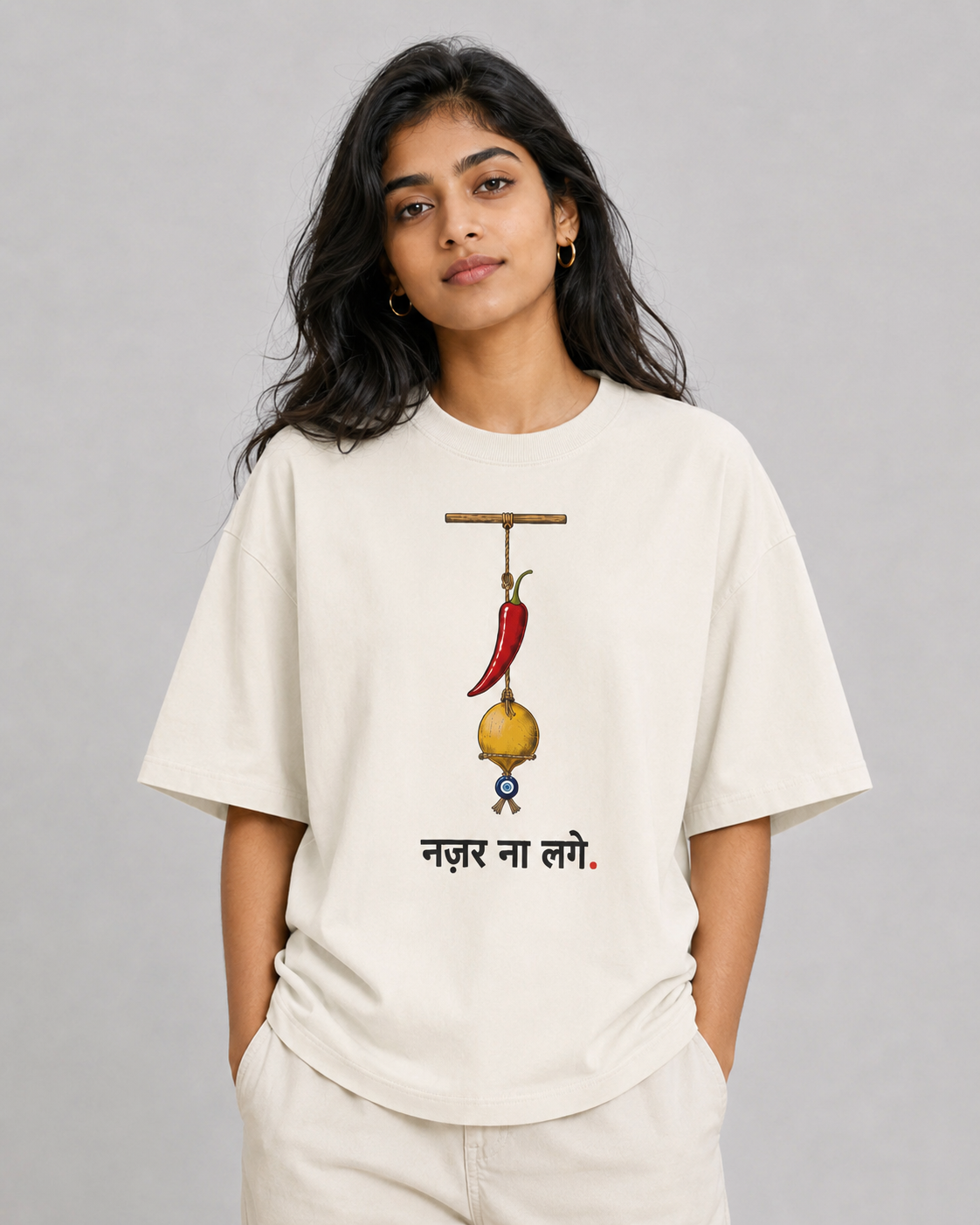 Nimbu Mirchi Buri Nazar Wale Unisex Tee ππΆοΈ