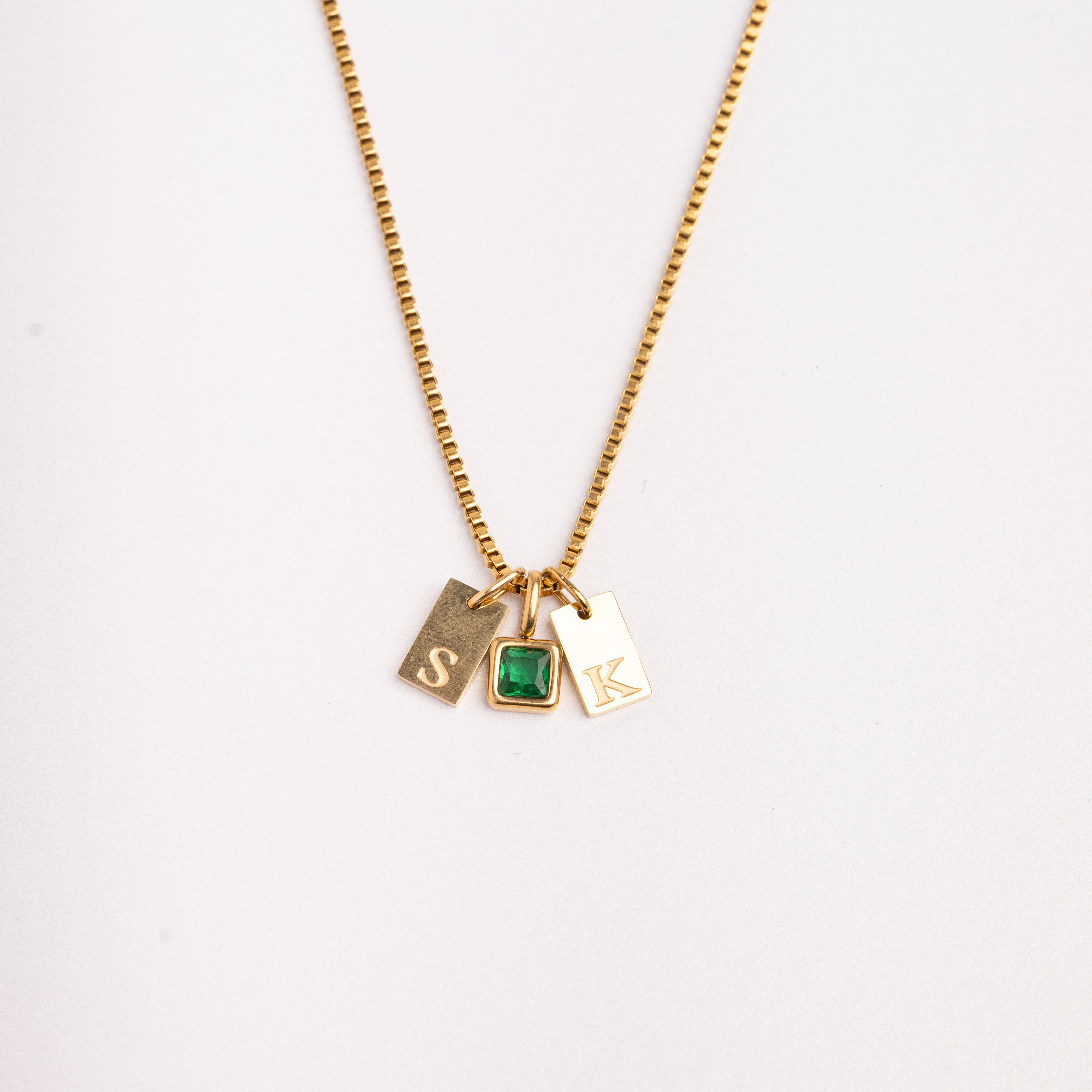 Dainty Alphabet String - Gold