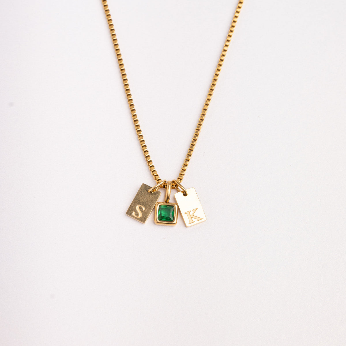 Dainty Alphabet String - Gold