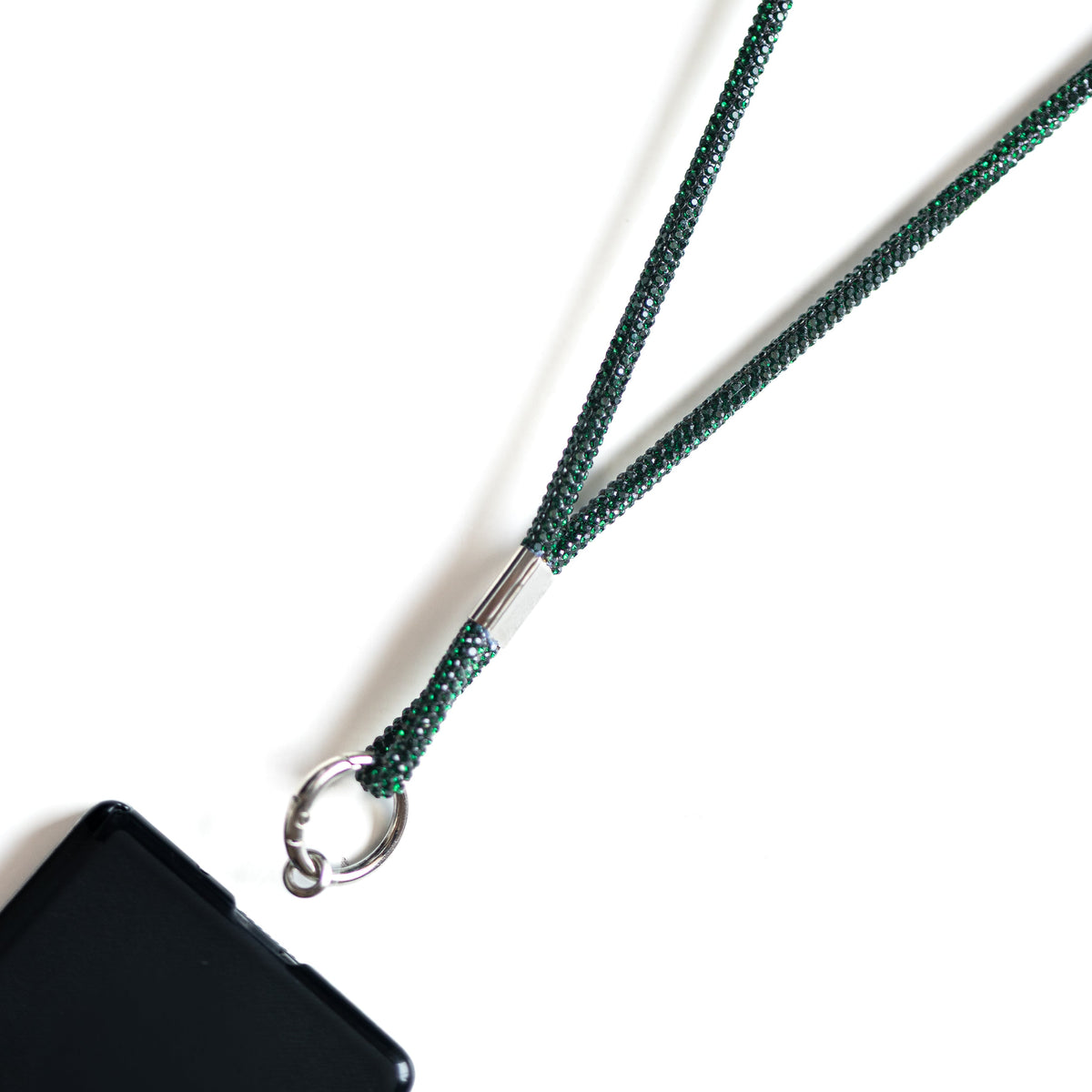 Glitter Lanyard - Emerald