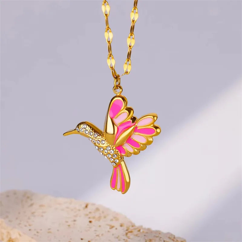 Humming bird Necklace