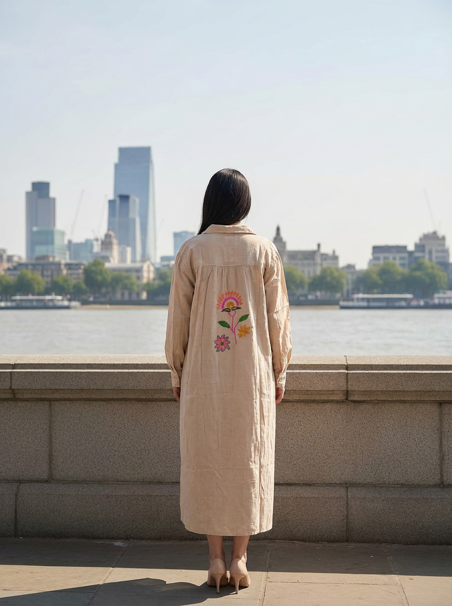 Artisan Meadow Duster Dress