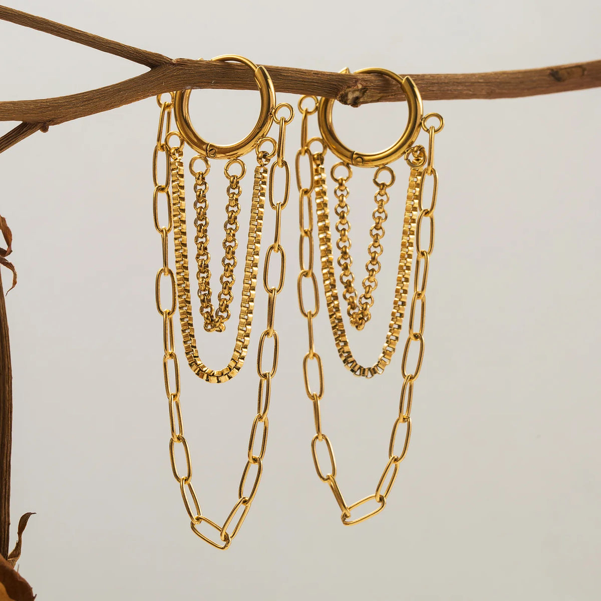 Slay Chandelier Hoops
