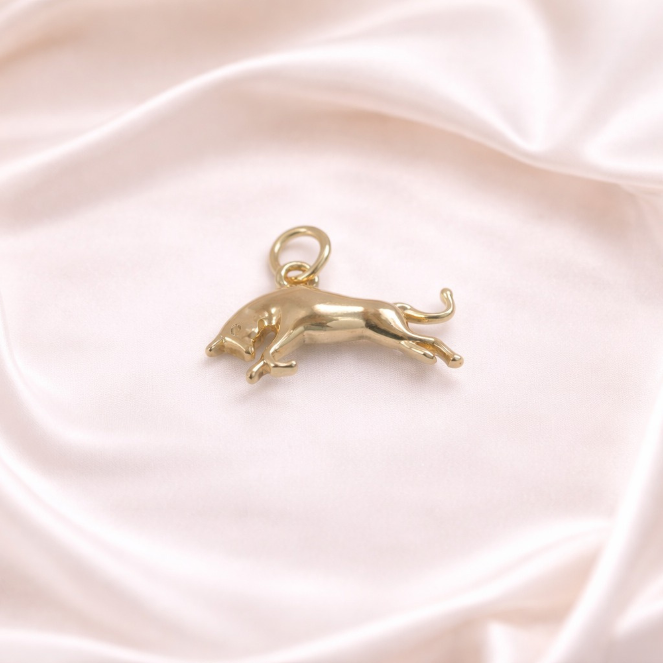 The Charging Bull Charm