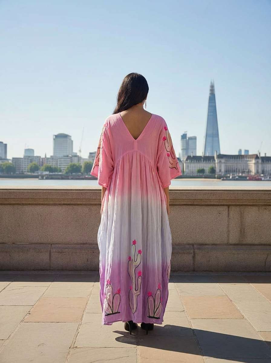 Twilight Flora Ombre Maxi Dress