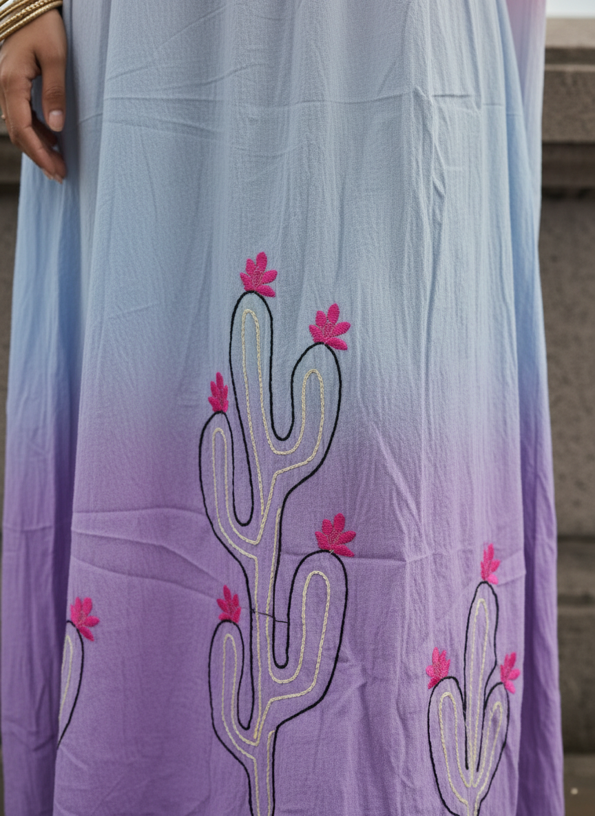 Twilight Flora Ombre Maxi Dress