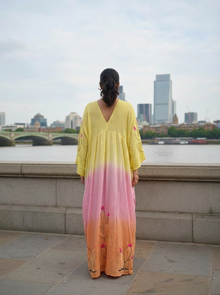 Twilight Flora Ombre Maxi Dress