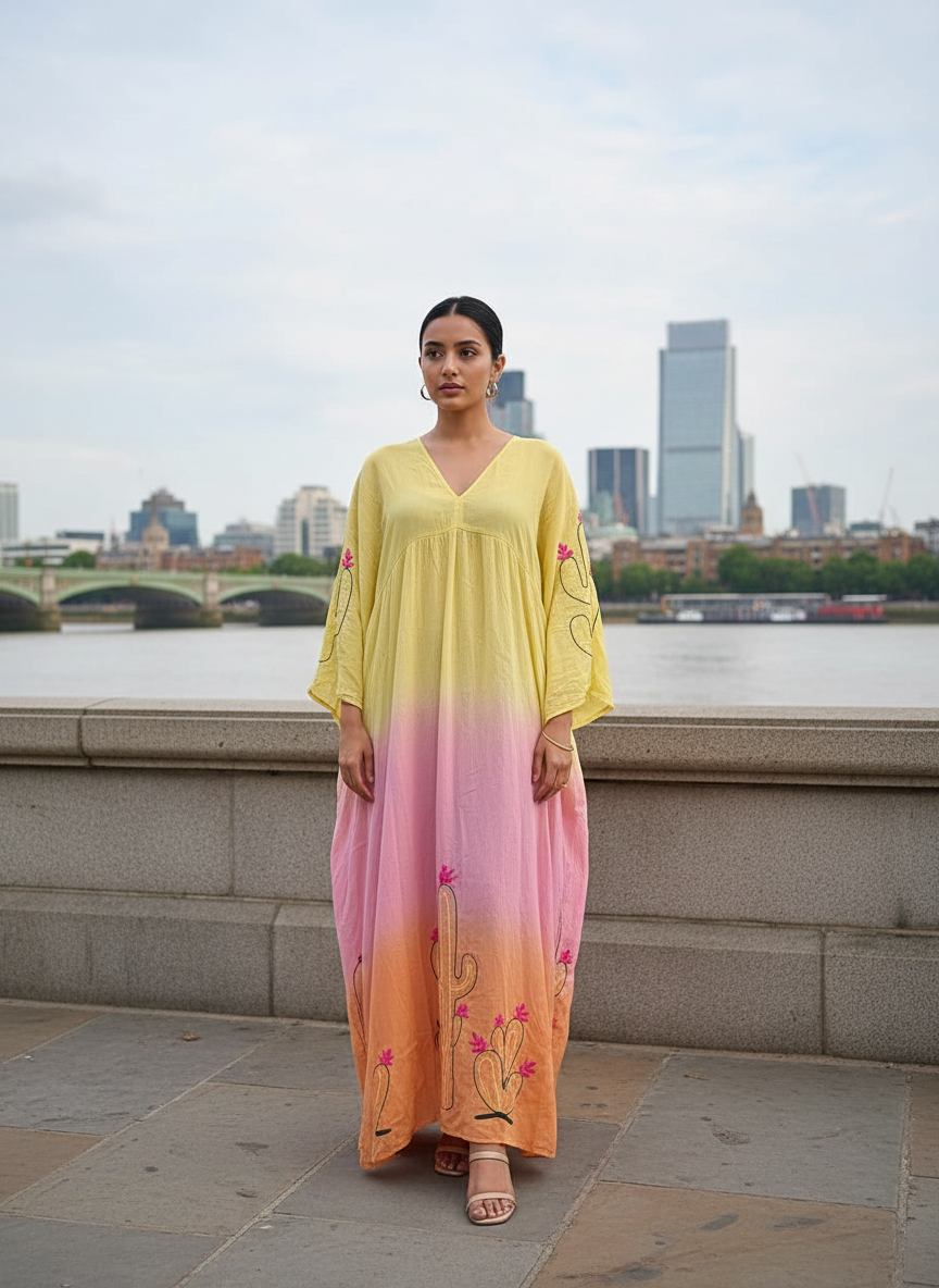 Twilight Flora Ombre Maxi Dress
