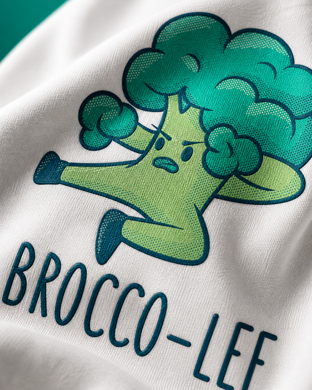 Brocco-Lee Unisex Oversized Tee - print close-up