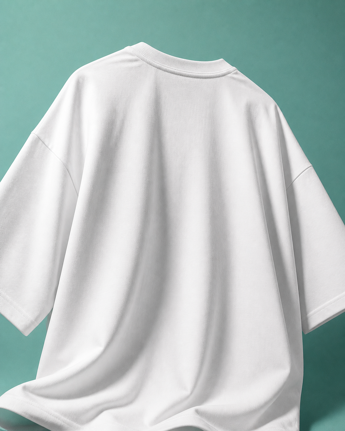 Do Not Disturb Cat Unisex Oversized Tee in white - back