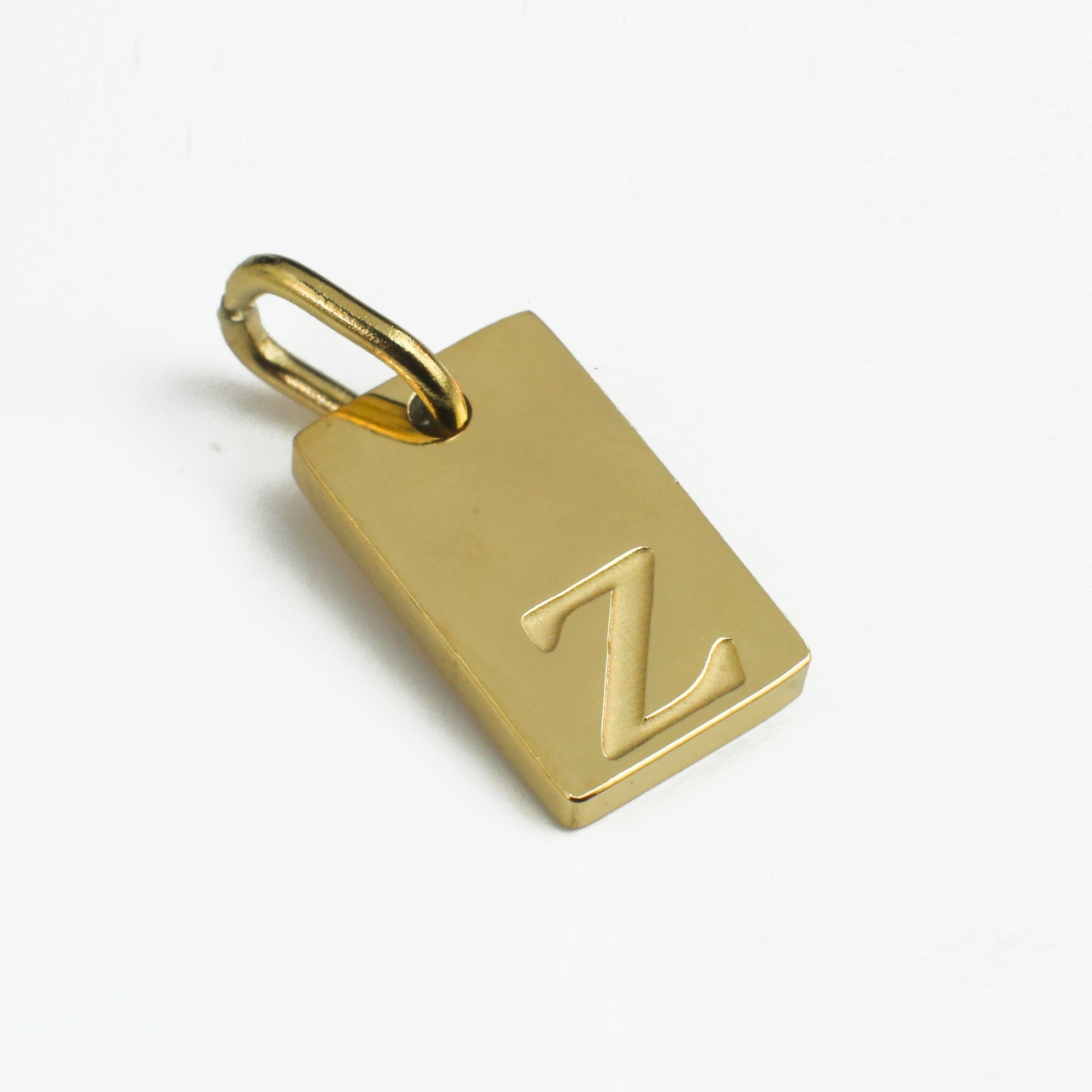 Dainty Alphabet Charm Gold - Z