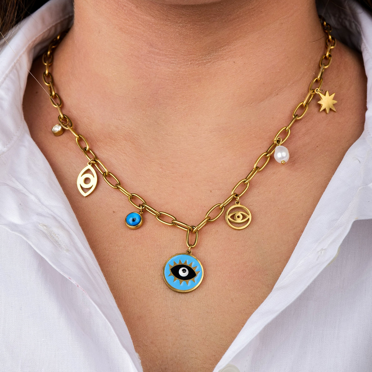 Chunky Charms Necklace