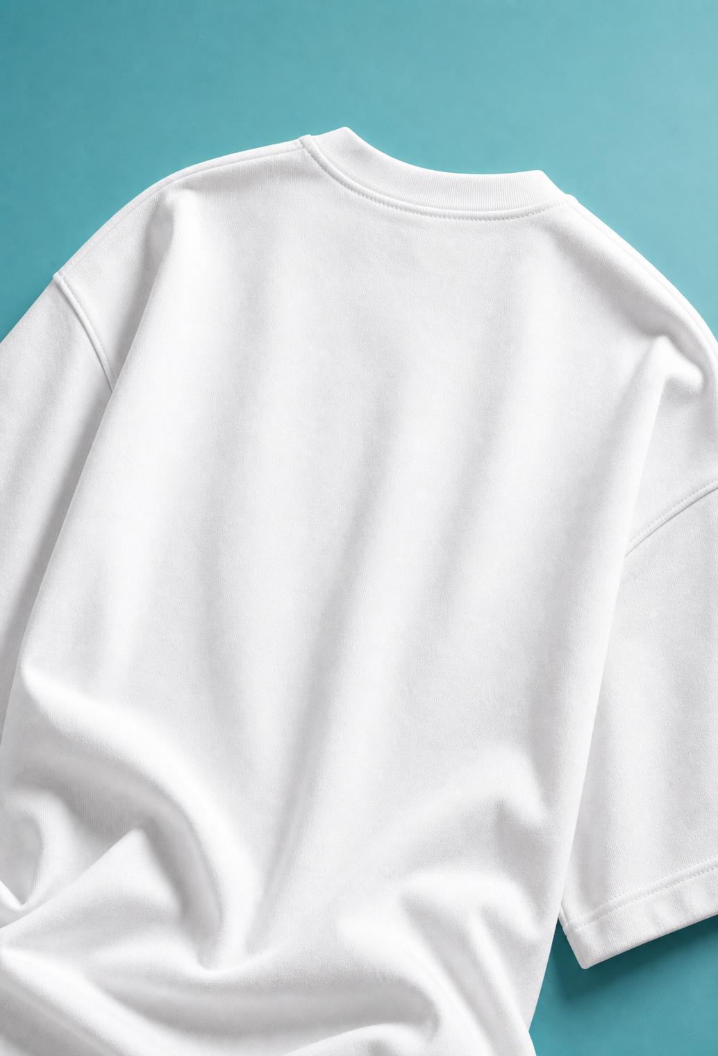 One Mental Breakdown Later Unisex Oversized Tee in white - back