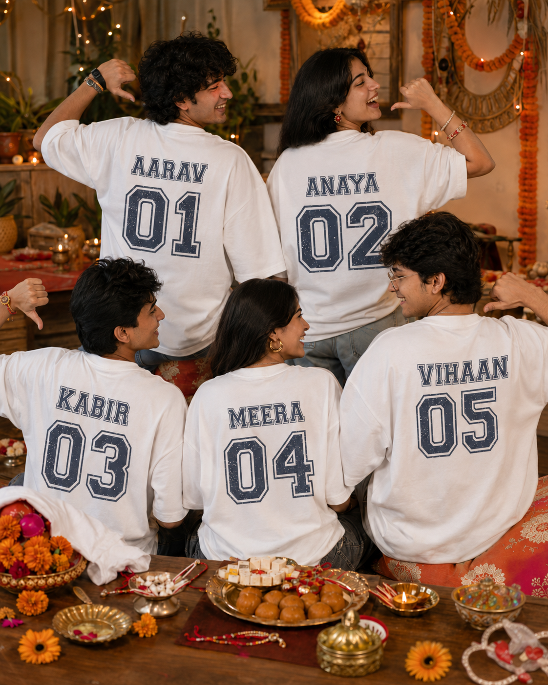 Cousin Squad Personalised Unisex T-Shirt - Oversized - product gallery