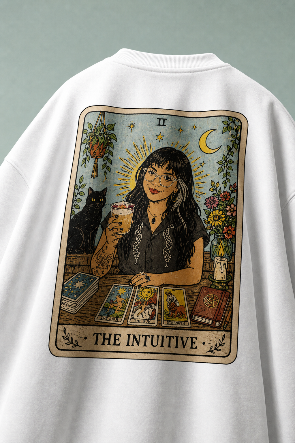 The Intuitive Unisex Oversized Tee - back view