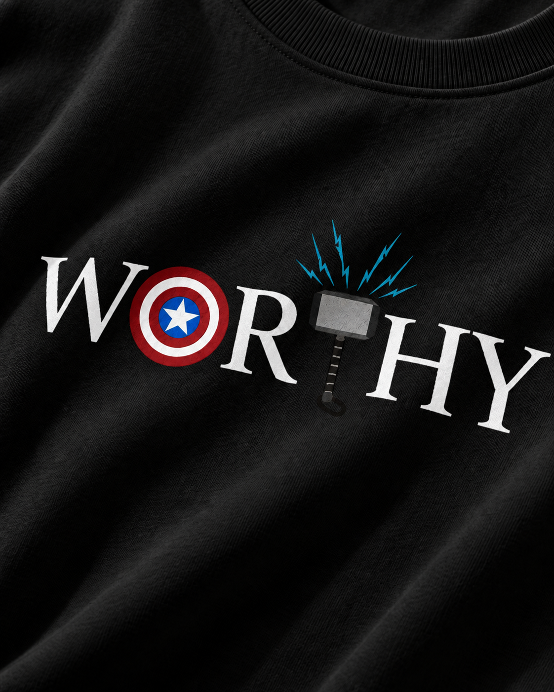 Worthy of the Storm — Black — artwork detail #Color_Black