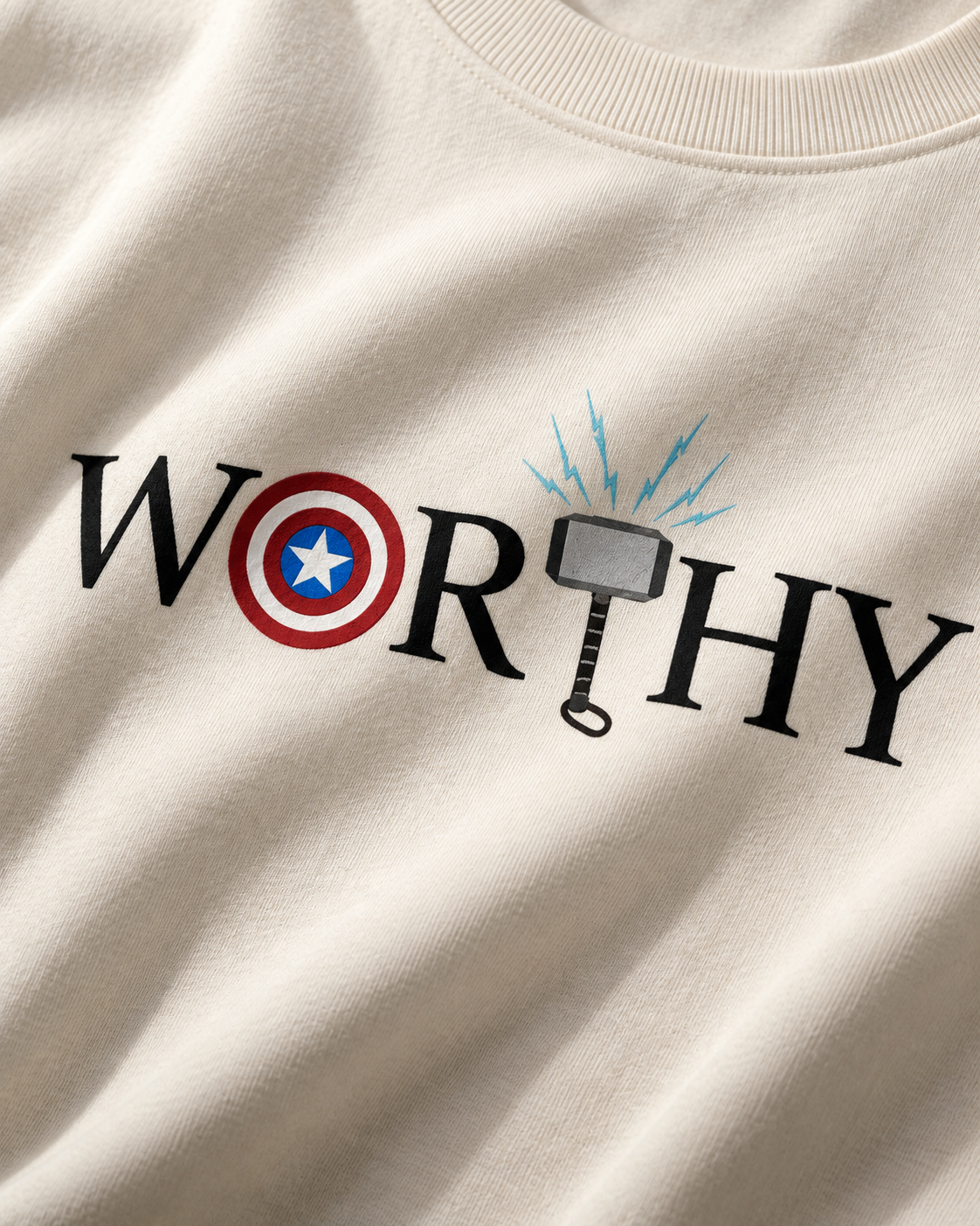 Worthy of the Storm — Off White — artwork detail #Color_Off White