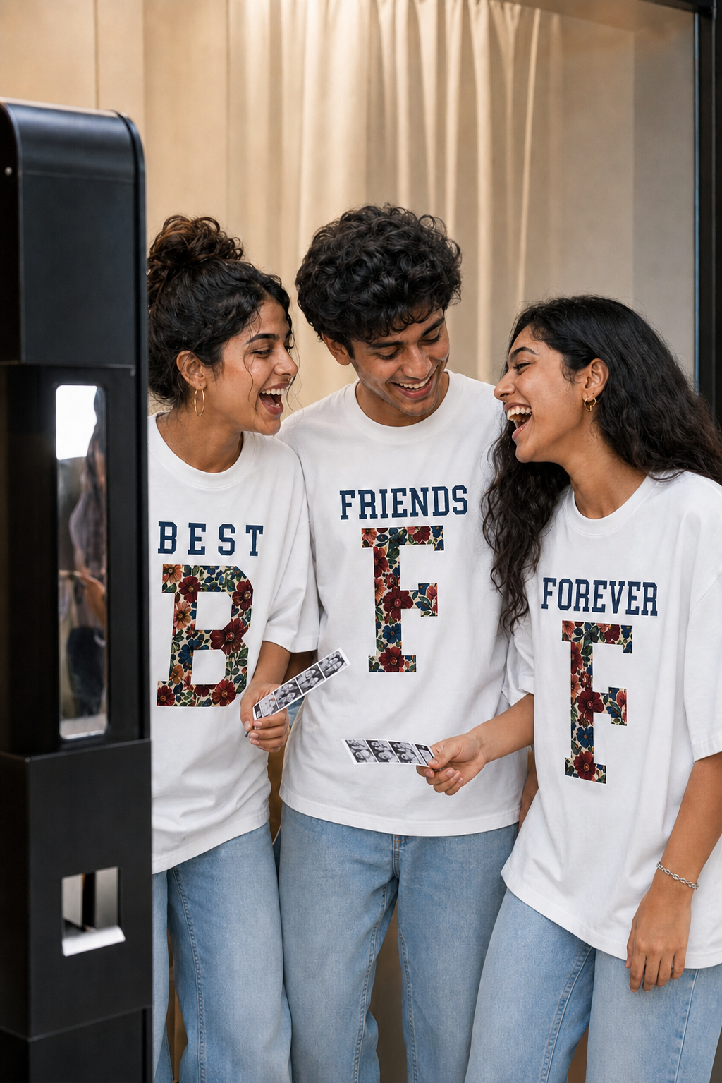 BEST FRIENDS FOREVER (BFF) PERSONALISED UNISEX T-SHIRTS - MATCHING SET