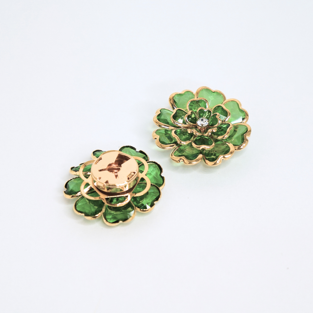 The Bloom Button Cover ( Pair ) – photo 2