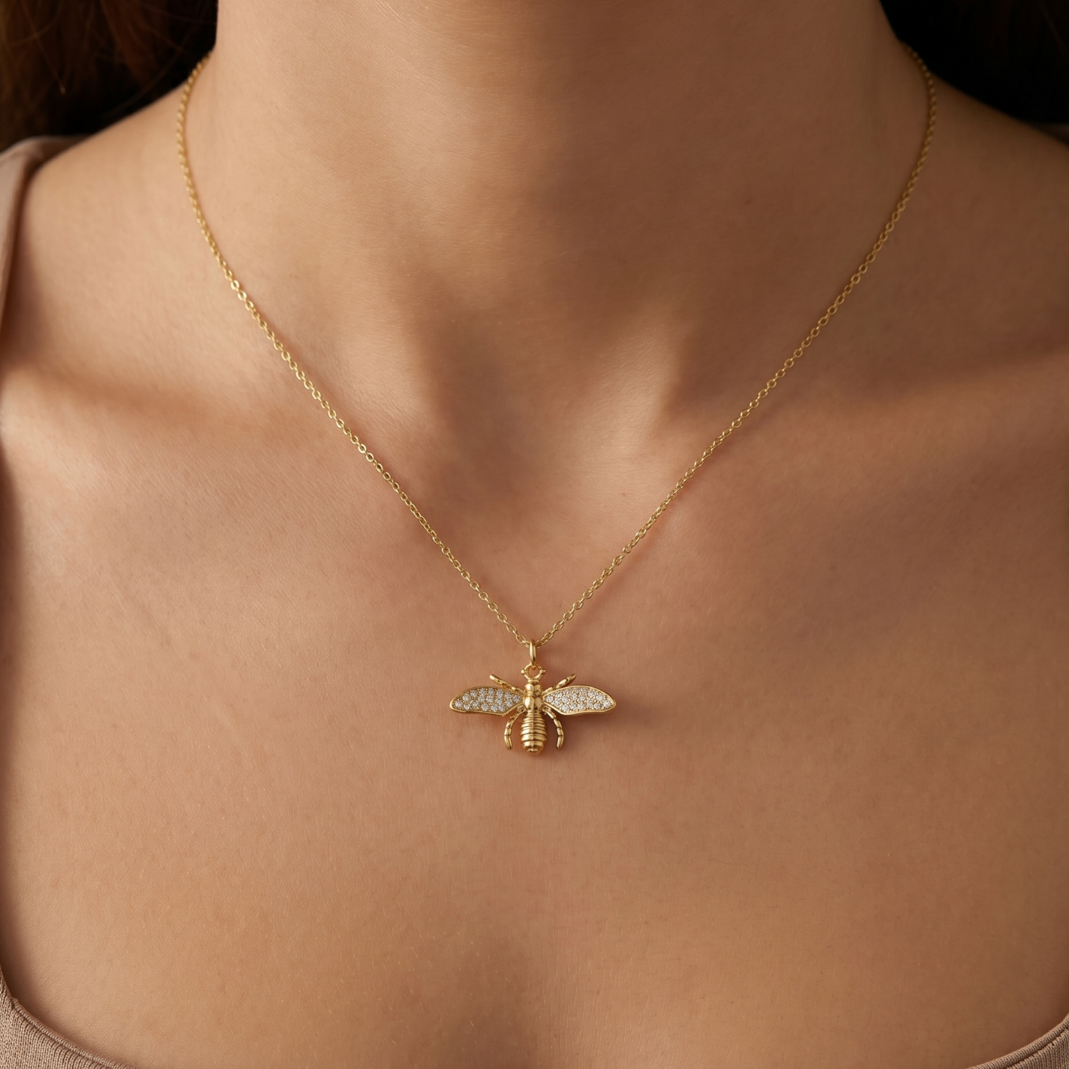Golden Hive Necklace