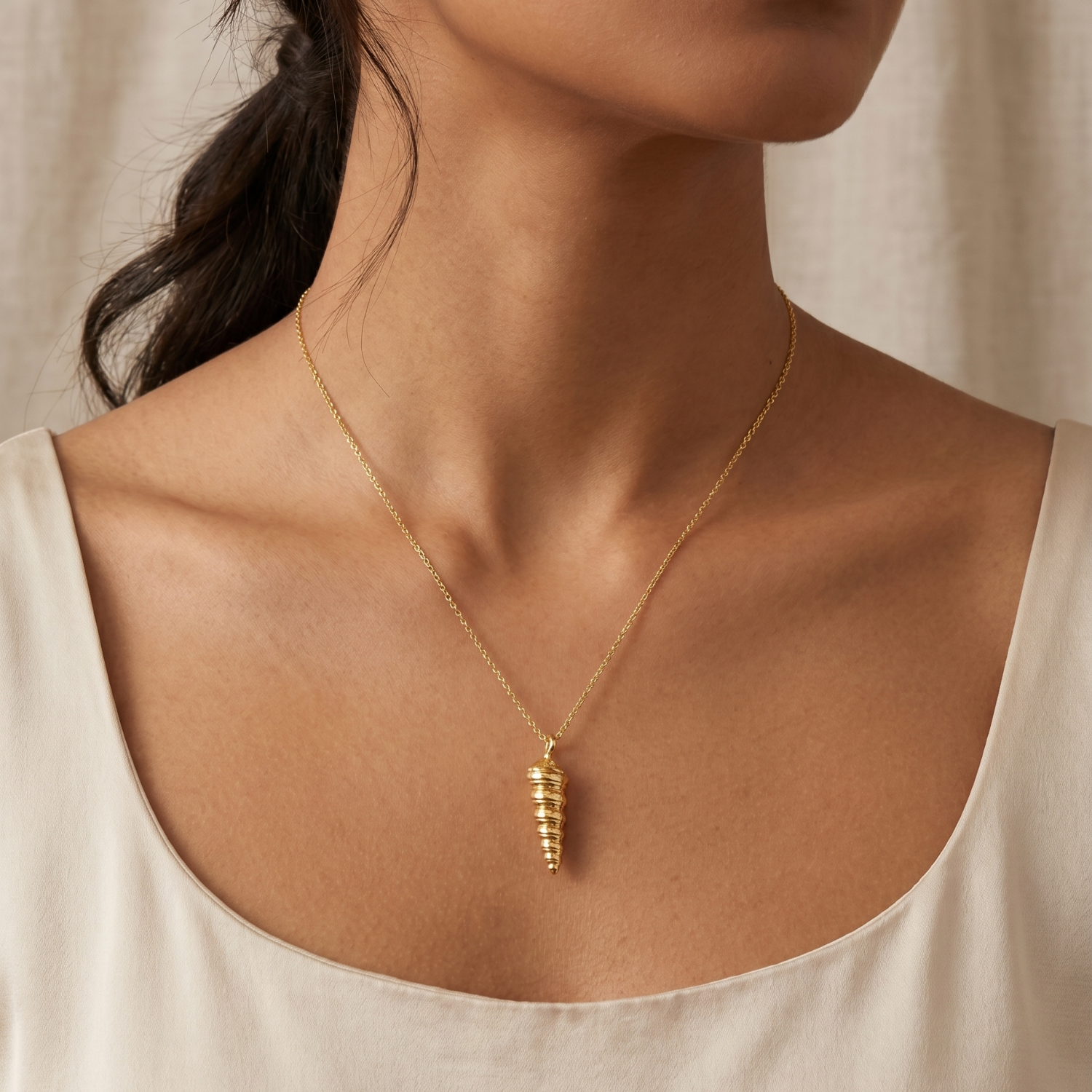 Spiral Shell Necklace