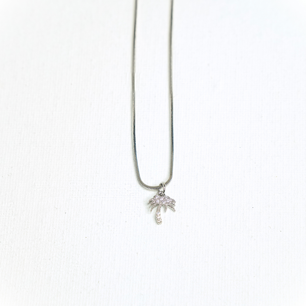 Crystal Palm Tree Necklace – photo 2